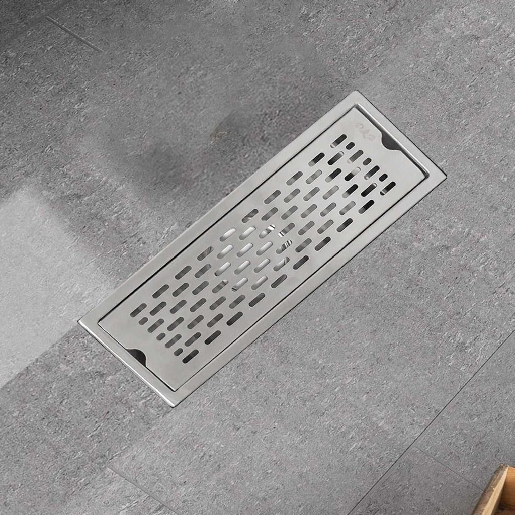 11.8 3.9 Inch Shower Drain Channel SS304 Floor Drain for Bathroom   Cockroach Trap   D B Bathware       11.8 3.9 Inch Shower Drain Channel SS304 Floor Drain for Bathroom   Cockr