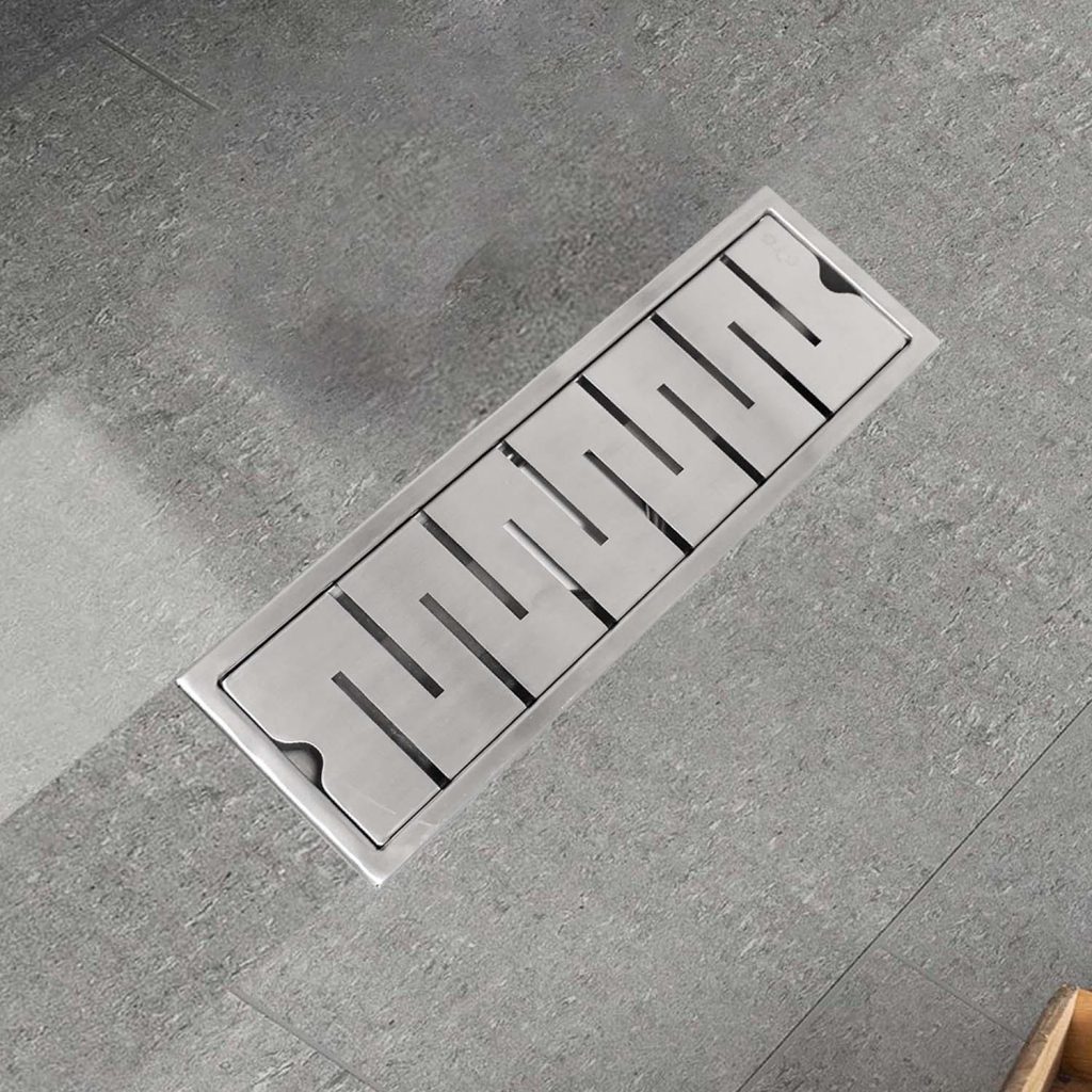 11.8 3.9 Inch String Shower Drain Channel SS304 Floor Drain for Bathroom   Cockroach Trap   D B Bathware       MOKUP 4470800