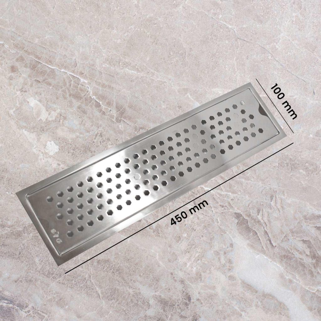 17.7 3.9 Inch Vento Shower Drain Channel SS304 Floor Drain for Bathroom With Cockroach Trap   D B Bathware       17.7 3.9 Inch Vento Shower Drain Channel SS304 Floor Drain for B