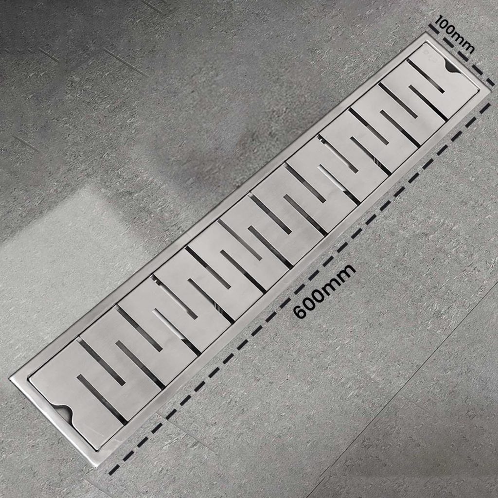 23.6 3.9 Inch String Shower Drain Channel SS304 Floor Drain for Bathroom   Cockroach Trap   D B Bathware       MOKUP 4471015